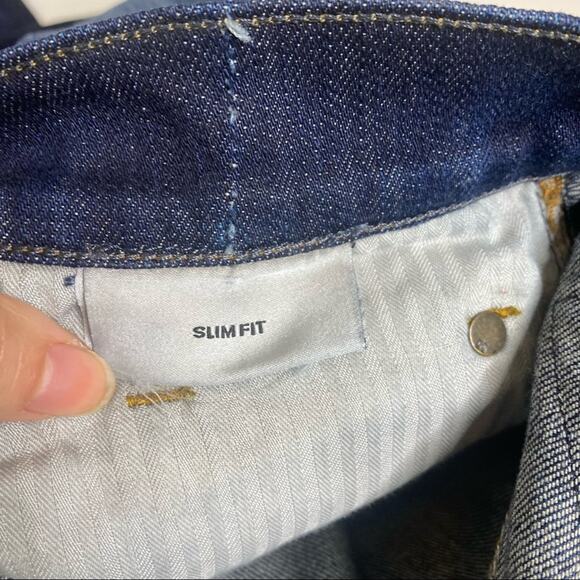 Joe’s Jeans Mens Williams Slim Fit Collectors Edition Distressed Dark Blue Wash - Picture 10 of 12